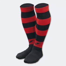 FOOTBALL SOCKS ZEBRA II BLACK-RED S17