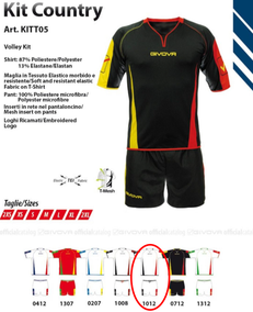 KIT COUNTRY BLACK/RED XS
