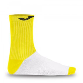 SOCK WITH COTTON FOOT YELLOW-BLACK S02