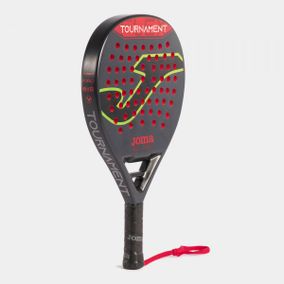TOURNAMENT PADDLE RACKET BLACK RED ONE SIZE